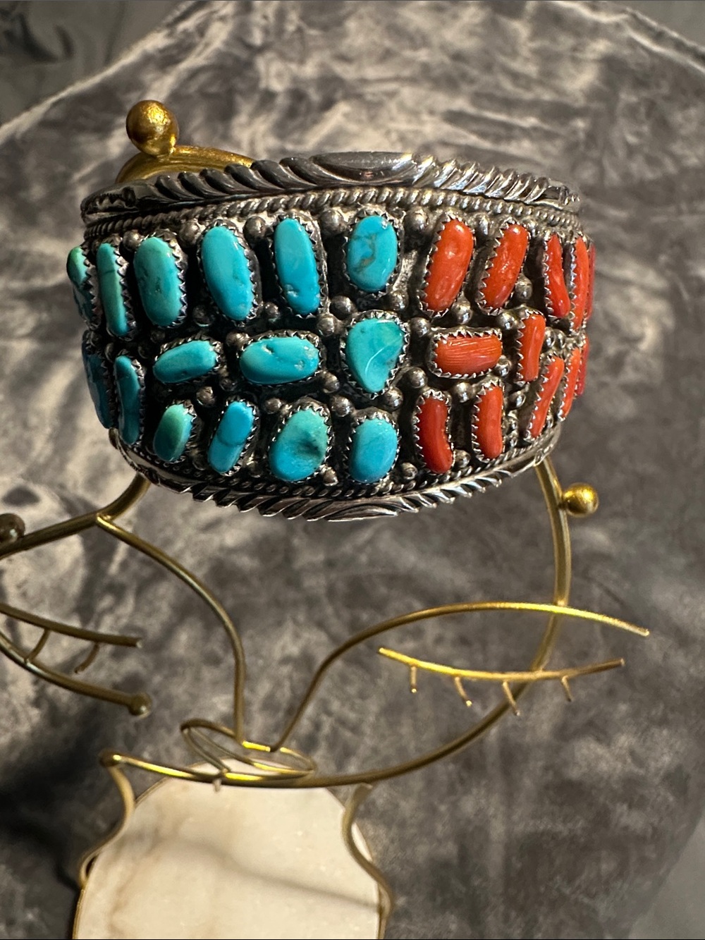 Vintage Navajo Cuff Tommy Moore Sterling